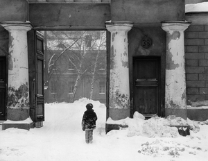 Boy and Three Pillars, 1978 Helsinki, Finland