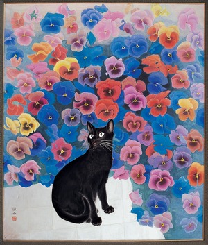 팬지와 고양이