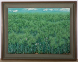 2004-6 푸른 보리밭-엉겅퀴, 흰나비 한쌍 I