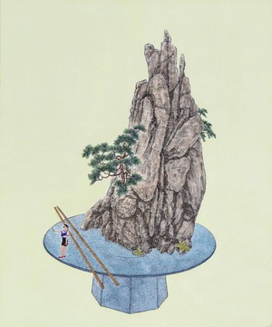 수집된산수(불꽃바위)