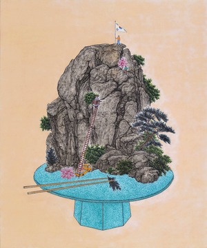 수집된산수(국기봉)