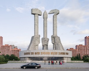 Pyongyang  Monument to Party Founding