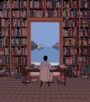 A Library by the Tyrrhenian Sea