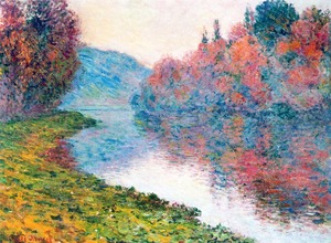 Banks of the Seine at Jenfosse - Clear Weather