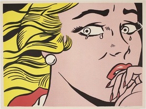 우는 여인