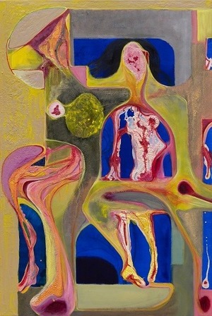 Figure standing in a House with Light 