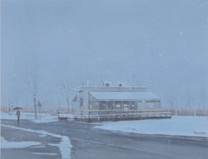 당산의 눈 snowfall