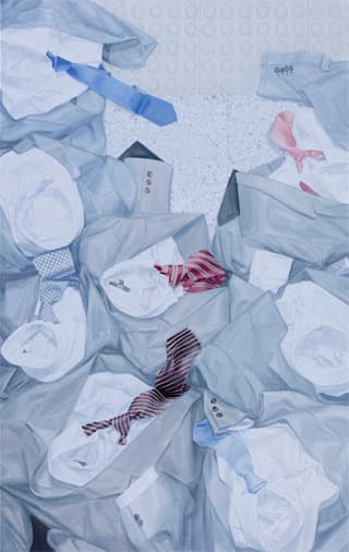 struggle · Oil on Canvas · 116.8x72.7cm