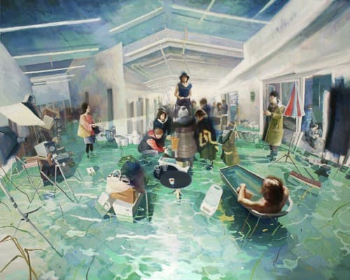 studio1 · 캔버스에 유채 · 130x162cm · 2016