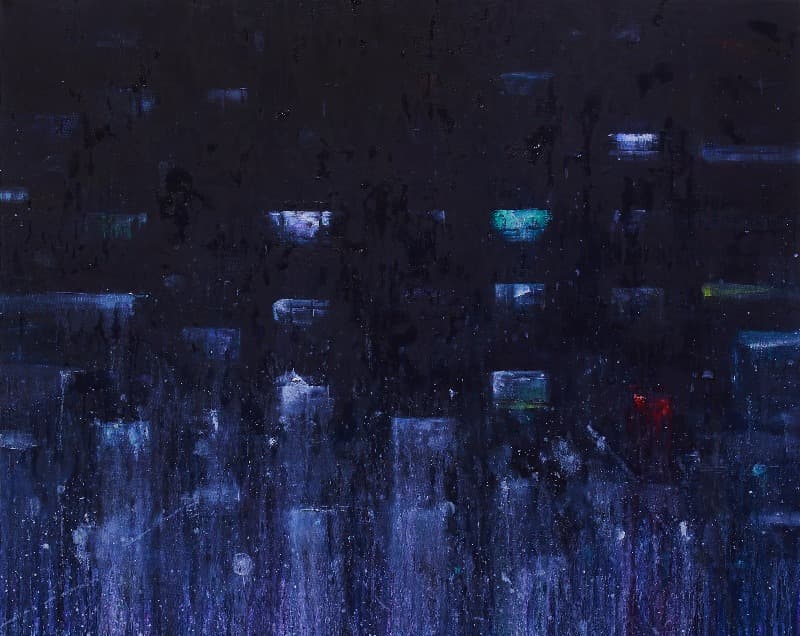 City · oil on canvas · 80x100cm · 2017