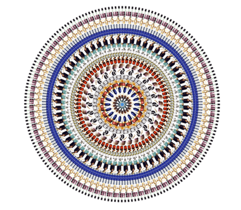 김지민_The Woman · mixed media · 127x127cm · 2008