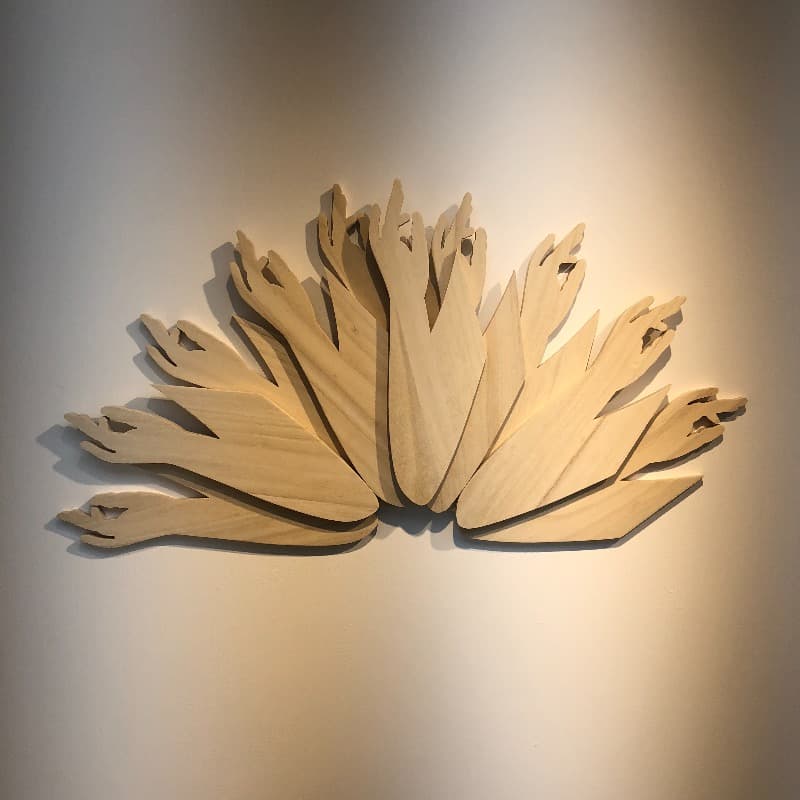 기억의 잔상 · 오동나무 · H42×W80cm · 2017