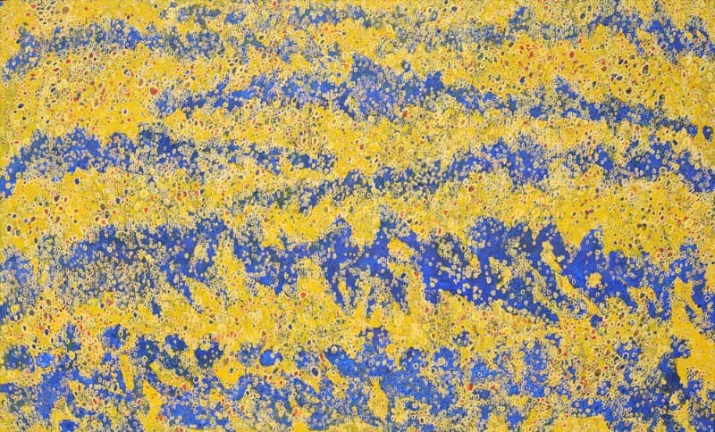 김영운 - Khora-170919 · Mixed media on canvas · 162.0×97.0cm · 2017