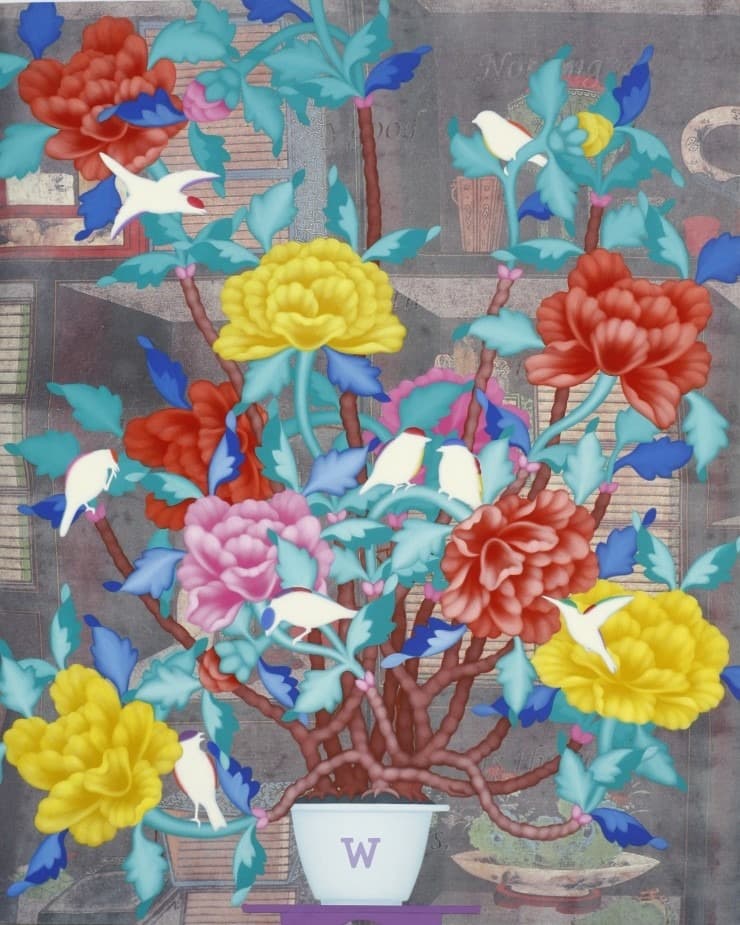 Natural Being(꽃세상原本自然圖)9-14 · Acrylic on Canvas · 162x130cm(100호) · 2009