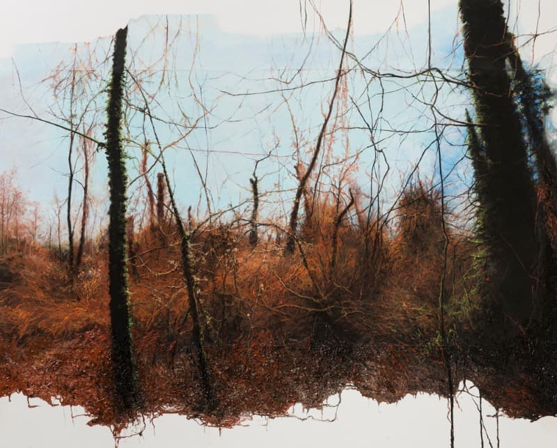 Instant Landscape-Sensitive Construction#2 · 캔버스에 유채 · 130.3x162.2cm · 2017