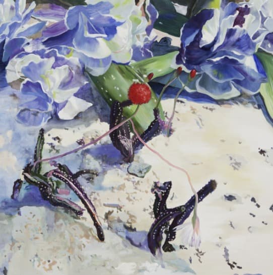 고자영 - 사계정원9 · 캔버스에 유채 · 97×97cm · 2017