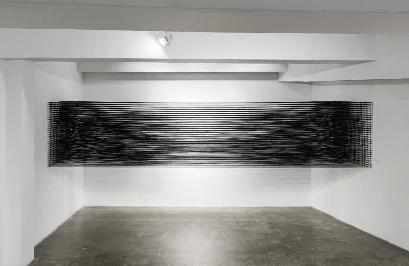 FullorEmpty No.05 · 면사 · 90×400x90cm · 2016