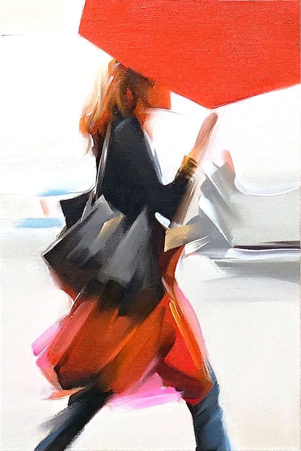 김동욱 - rain · oil on canvas · 40.9x27cm