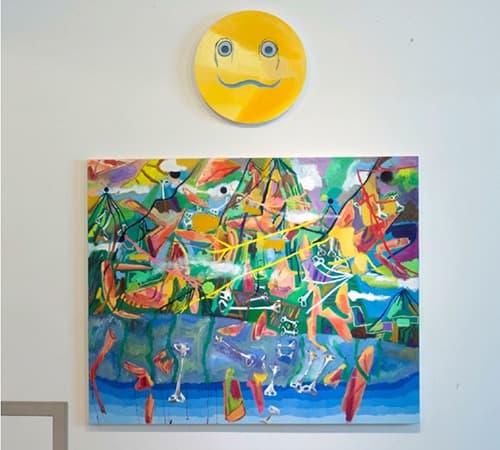 백경호 - 산의 노래 · oil on canvas · 130.3x162.2cm d.55cm · 2016