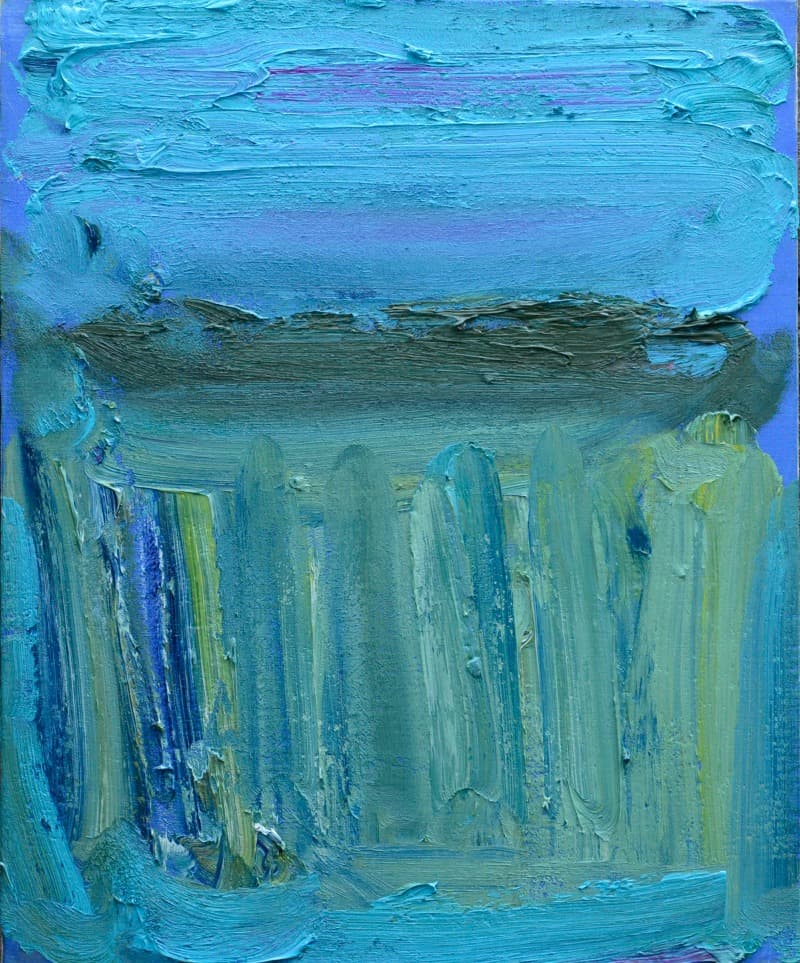 채온 - Shove 2 · Oil on canvas · 65.2x53cm · 2018