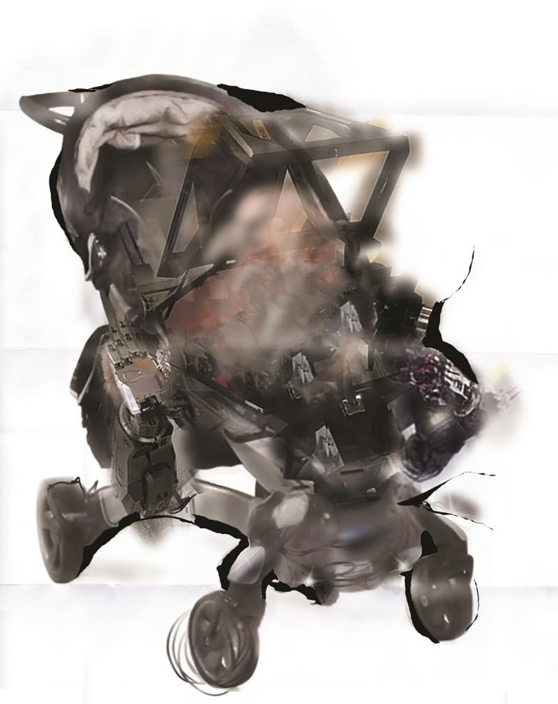강정석 - GAME II 사역마.freeze! 를 위한 드로잉 · digital painting · 2018