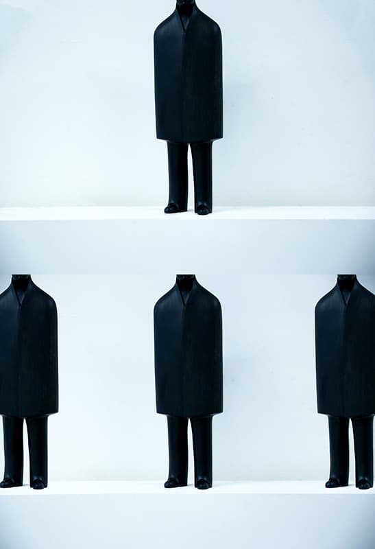 박상환 - The same crowd · mix media. 혼합매체 · 5m · 2018 · mixed media