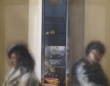 Routine · Acrylic on canvas · 90.7x116.5cm · 1984