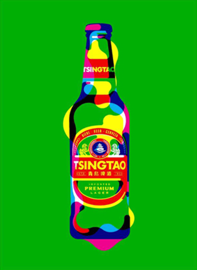 Tsingtao · ScreenPrint · 150x100cm