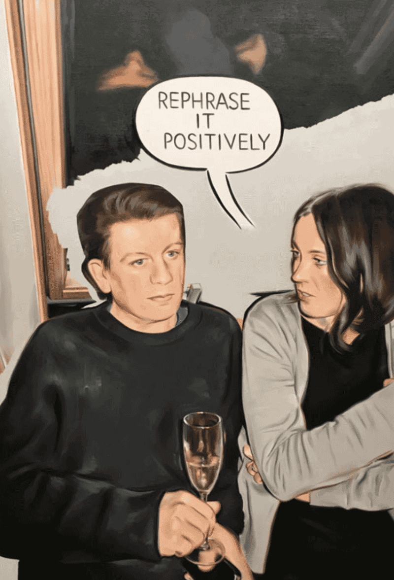 Rephrase it positively - 막신 마시요브스키展 포스터