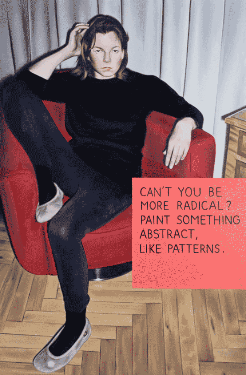 Can't you be more radical? · 캔버스에 유채 · 170×110cm · 2013