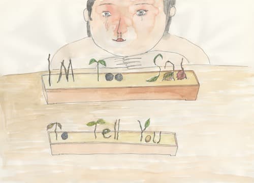 동정과 연민이 있으니 내겐 송곳니가 필요없어요 · Water Color on Paper · 420x297cm · 2018