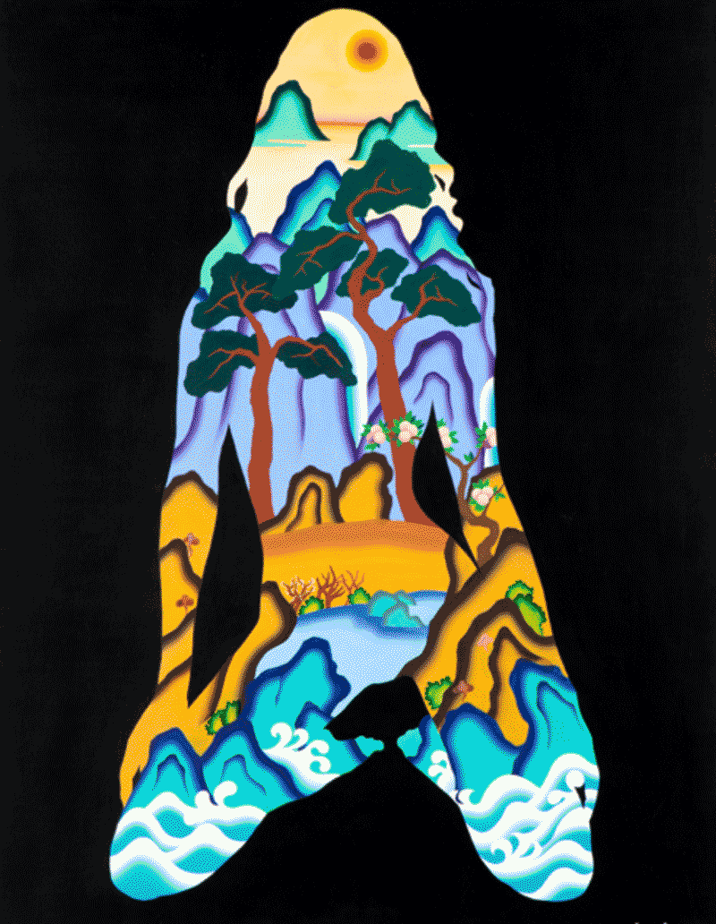 문혜령_UTOPIA · 캔버스에 아크릴채색 · 117×90cm · 2014
