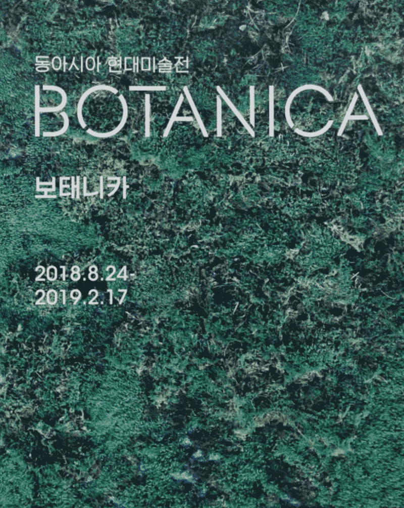 보태니카 전시 포스터