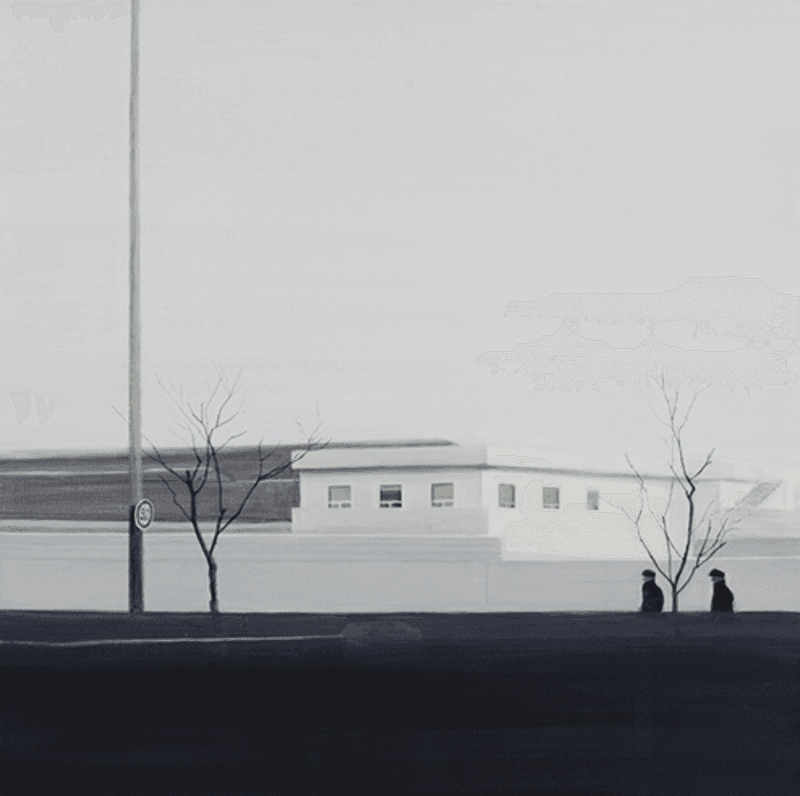 두 사람 · 캔버스에 유채 · 50×50cm · 2017