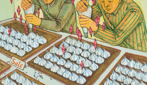 렙업(Level up) · 장지에 채색 · 80×100cm · 2018