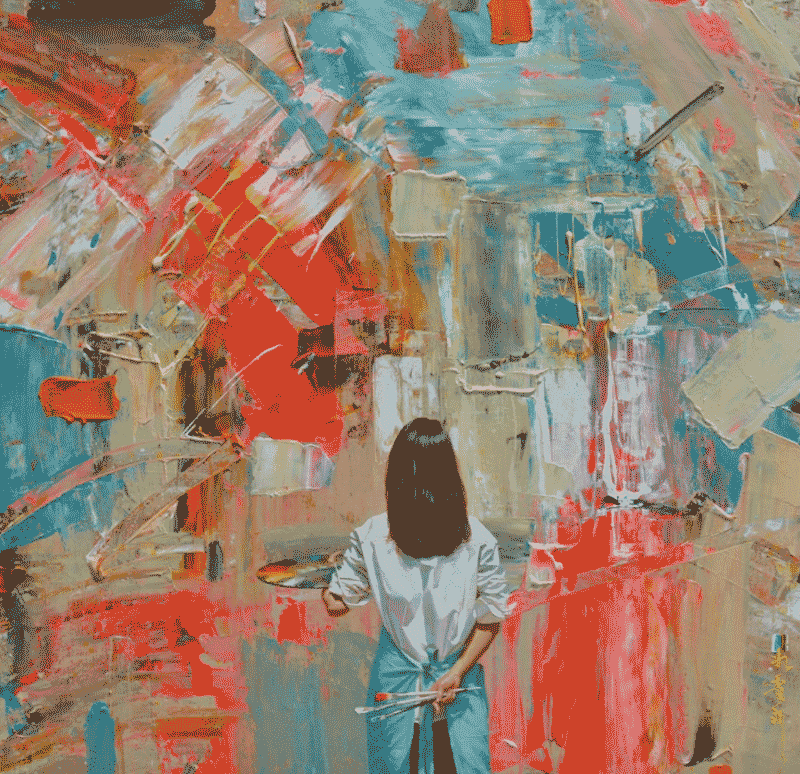 박성열 - 그림화 · oil on canvas · 100 x 100 · 2017
