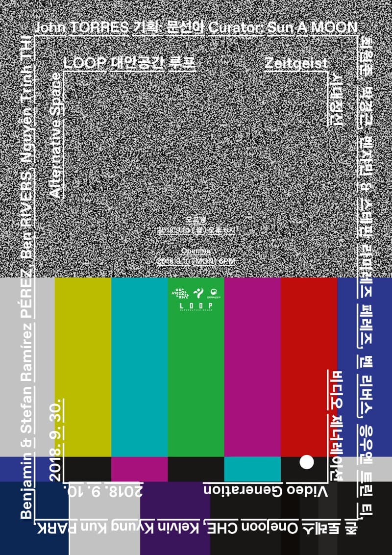 시대정신: 비디오 제너레이션 전시 포스터