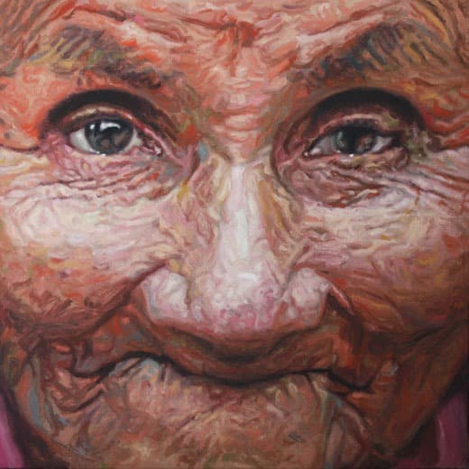 Madame · oil on linen · 60x60cm · 2018