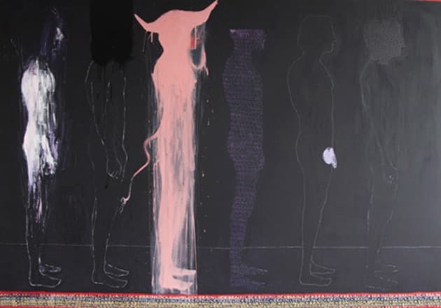 Red 3 · acrylic and oil on canvas_ · 285x198cm · 2010
