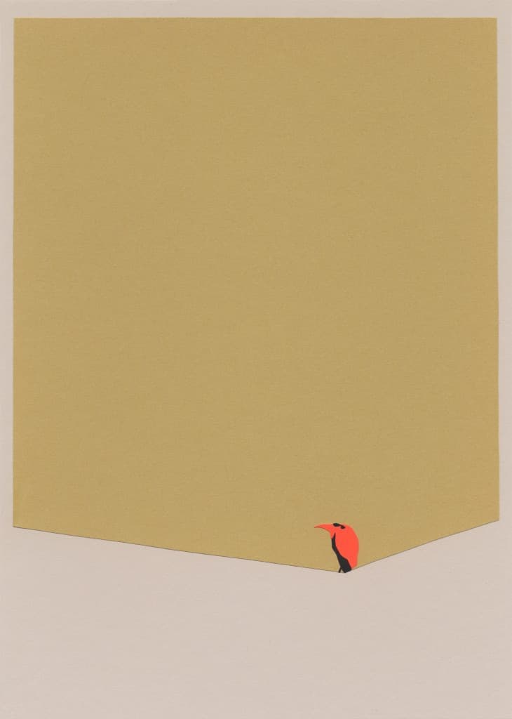 마중 Greeting · Colored paper on paste board · 29.7cm x 21cm · 2018