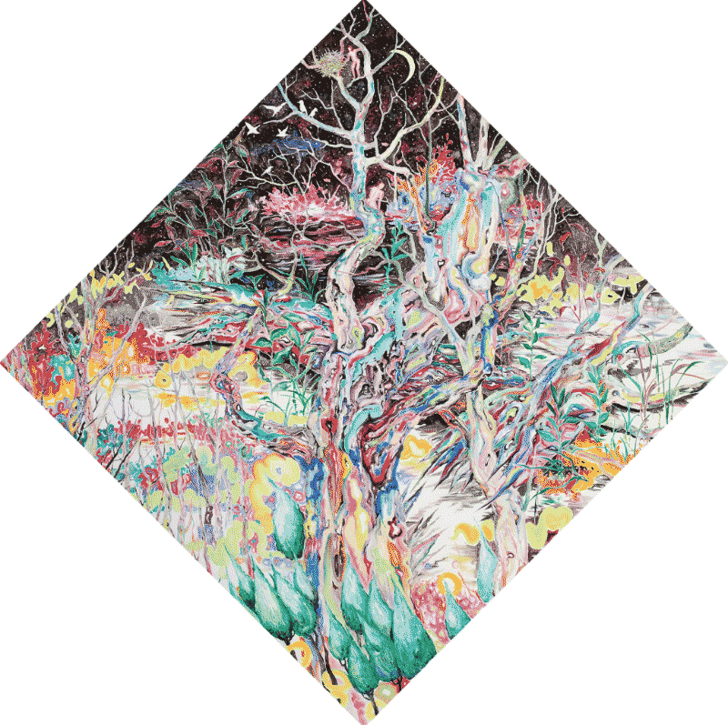 이세준_한번도 느껴보지 못한 감정에 관하여 · 캔버스에 유채 · 158.6×158.6cm · 2013