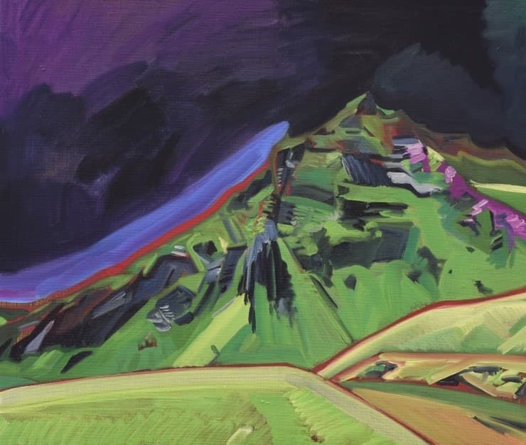 ndscape · oil on canvas · 53x45cm · 2018