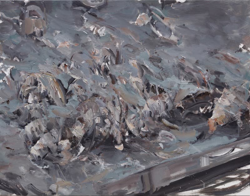 타원과 망 · 캔버스에 유채 · 91×117cm · 2018