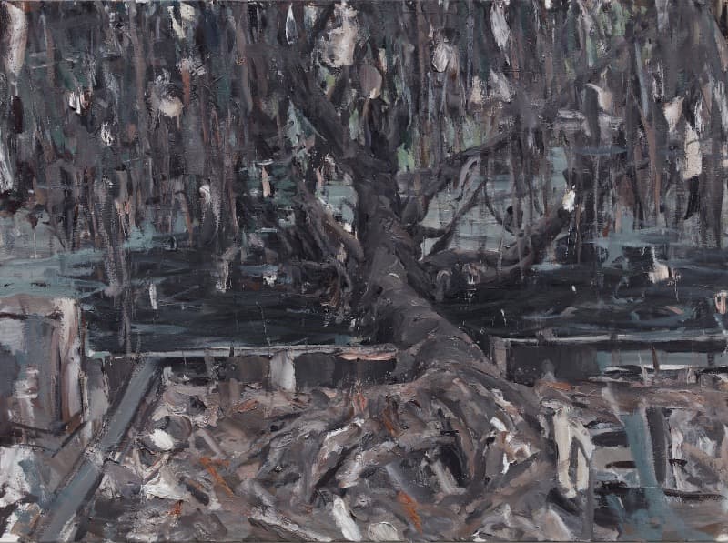 물가나무 · 캔버스에 유채 · 97×130cm · 2018
