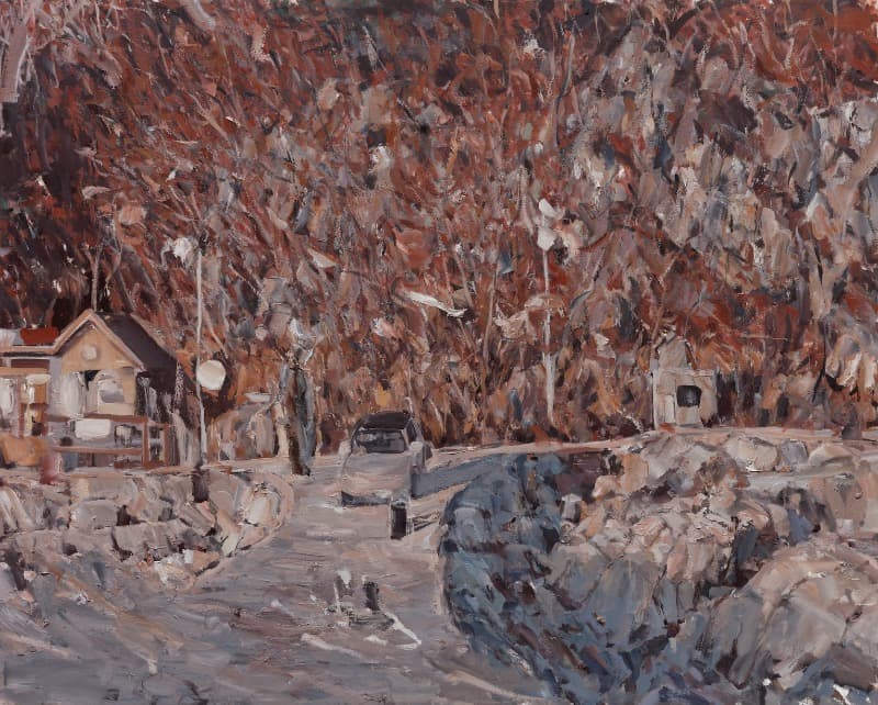 길의 끝 · 캔버스에 유채 · 130×162cm · 2018
