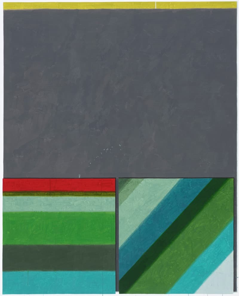 Dual Conversation · watercolor on canvas · 162.2x130.3cm · 2018