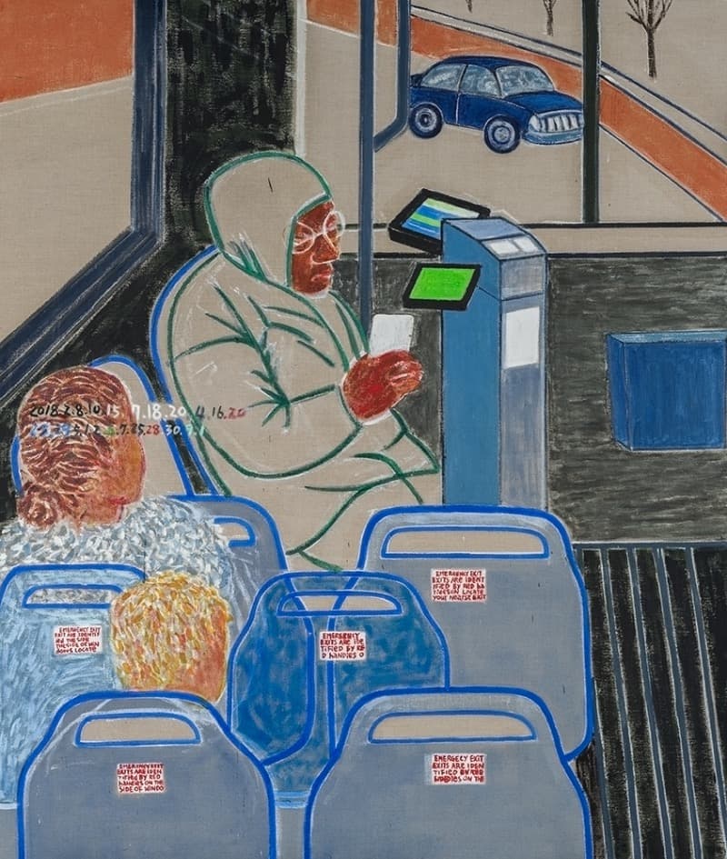 Dash Bus 3 · Acrylic on Canvas · 203.7x172cm · 2018