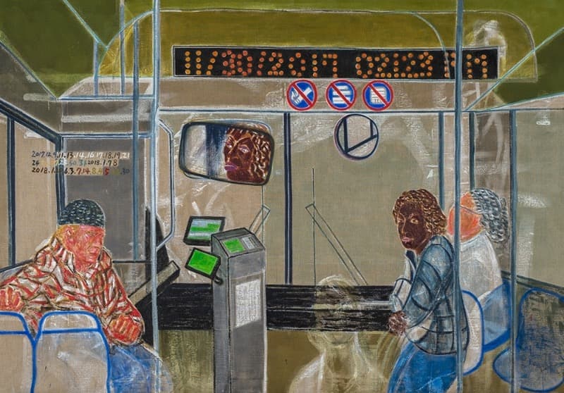 Dash Bus 1 · Acrylic on Canvas · 207x294.7cm · 2017