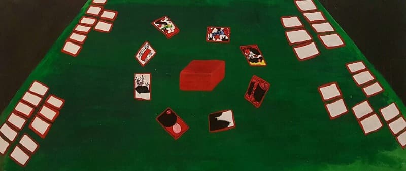 The Memory with My Grandfather 2 · 캔버스에 아크릴과 유채 · 73 x 167 cm · 2017 · Acrylic and Oil on Canvas