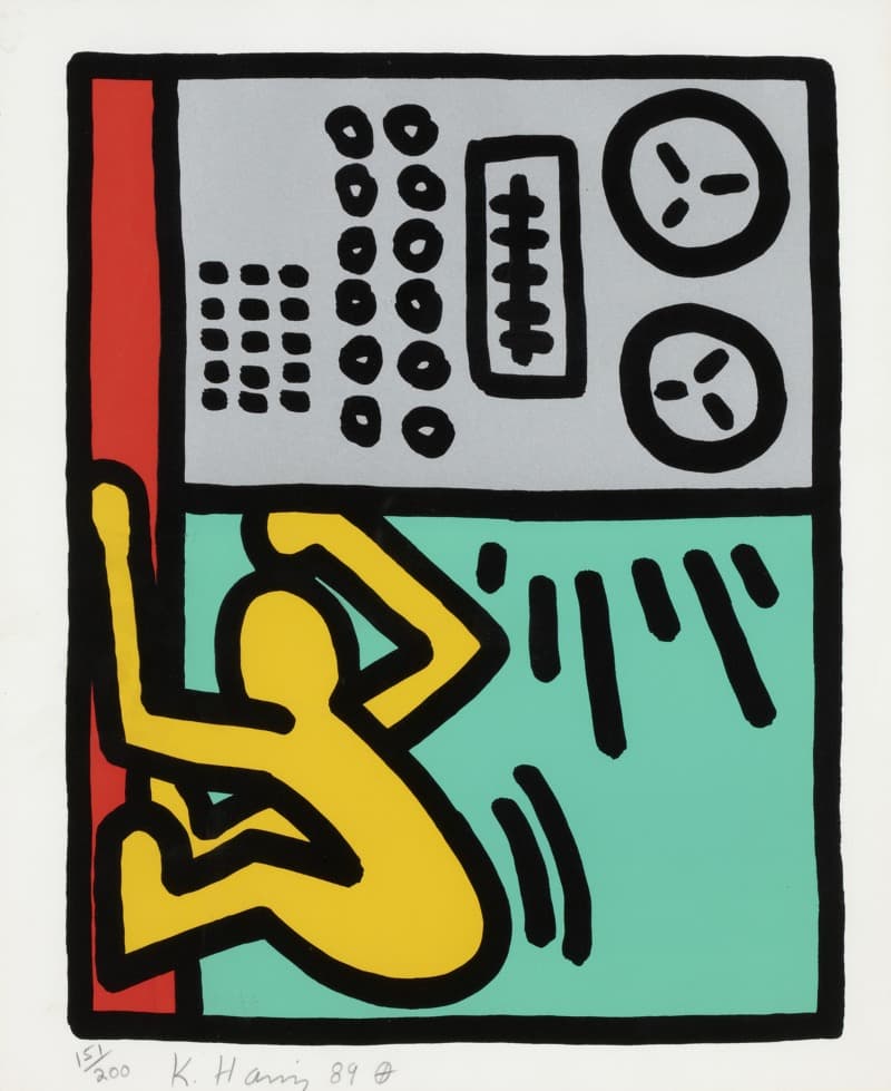 무제(팝샵 Ⅲ A) · silkscreen · 41.4x33.1cm · 1989 · Untitled(Pop shop Ⅲ A) · silkscreen